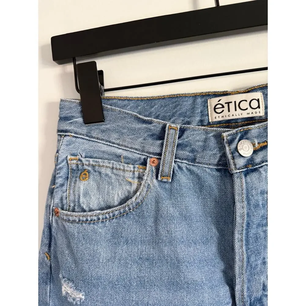 $268 Etica Altin Loose Crop Jean - 26